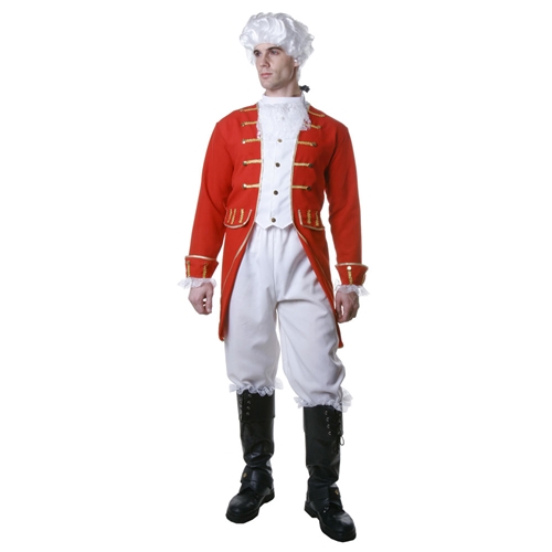 Victorian Man with Red Coat Adult Costume