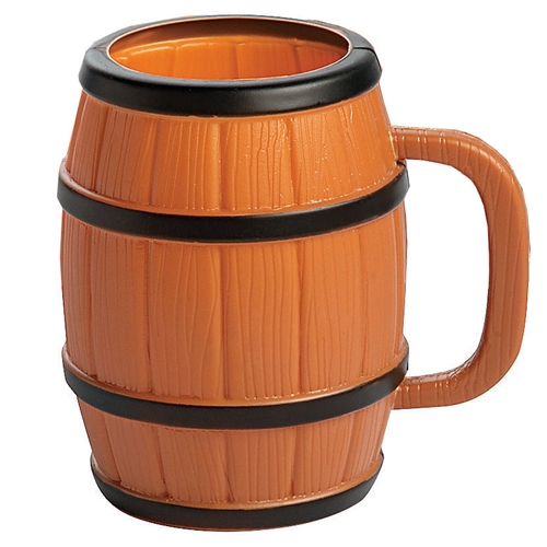 Woodgrain Barrel Mug