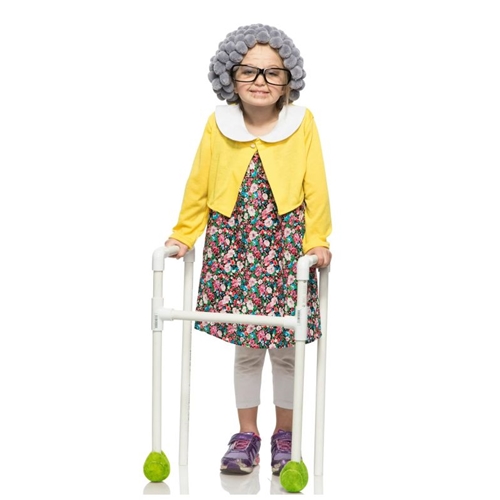 Grannie Old Lady Kids Costume