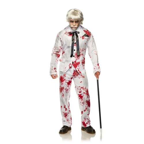 Evil Fast Food Colonel Zombie Adult Costume