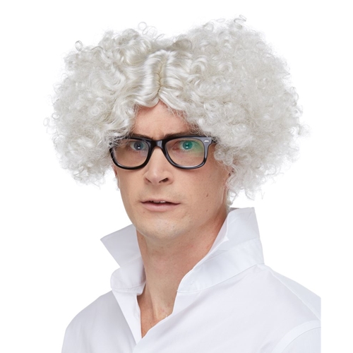 White Mad Scientist Wig