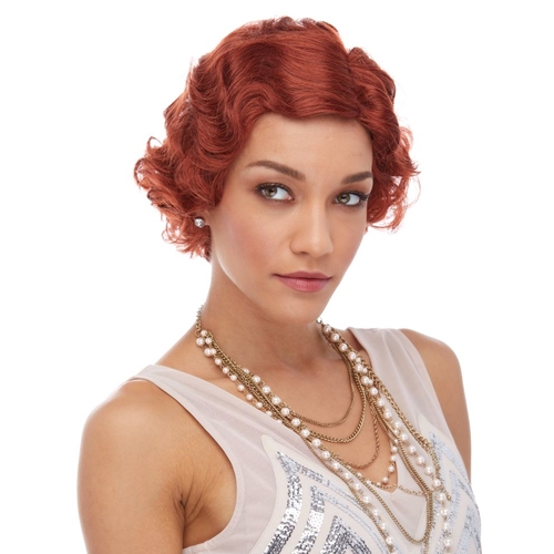 Roaring 20's Finger Wave Flapper Wig