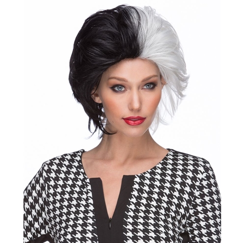 Wicked Black and White Wig