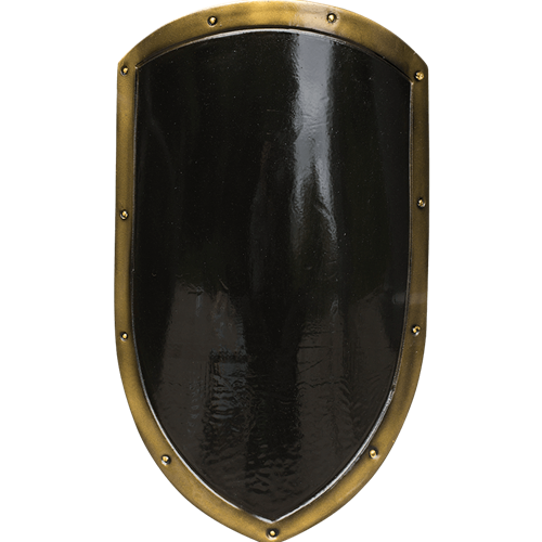 Black and Gold Kite Shield