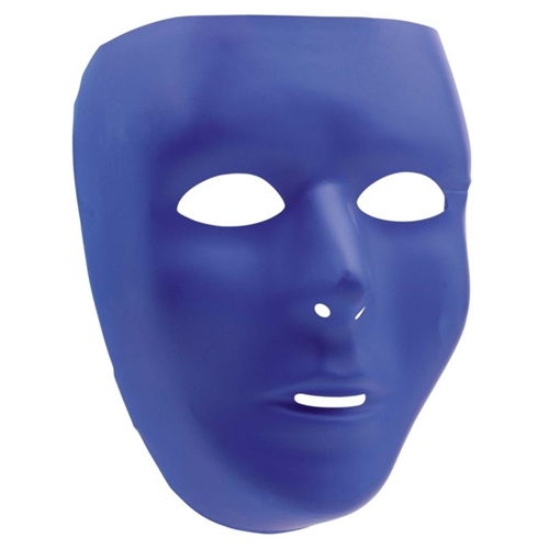 Colorful Blank Face Mask