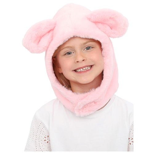 Pink Pig Hood