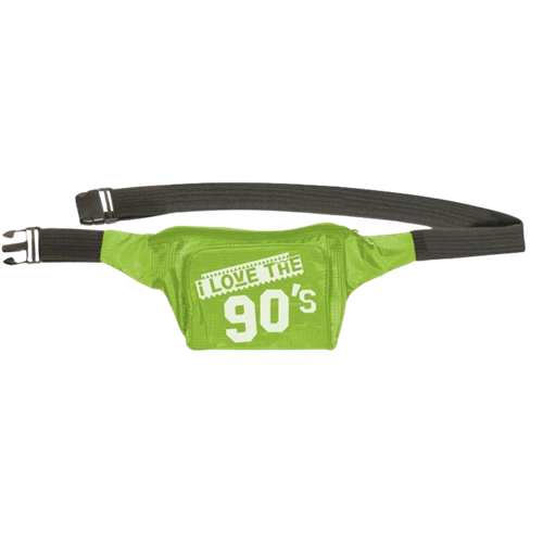 I Love the 90's Fanny Pack Available in Green Orange or Pink