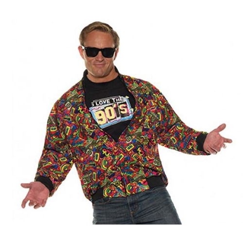 90's Print Jacket for Men