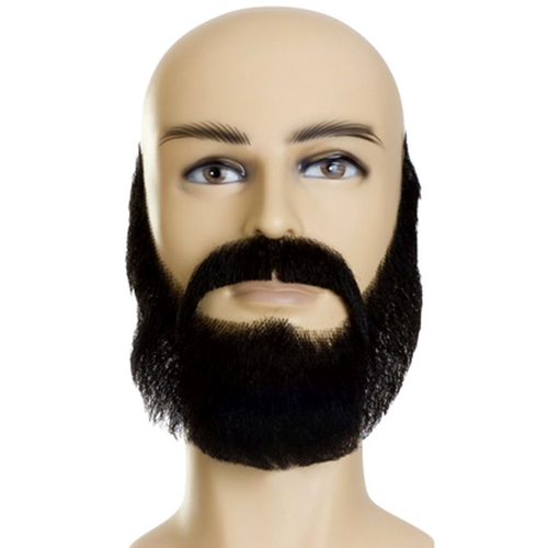 Human Hair Beard and Moustache Set
