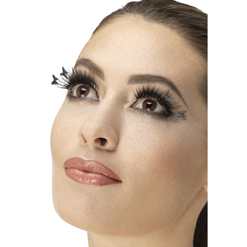 False Eyelashes with Butterflies