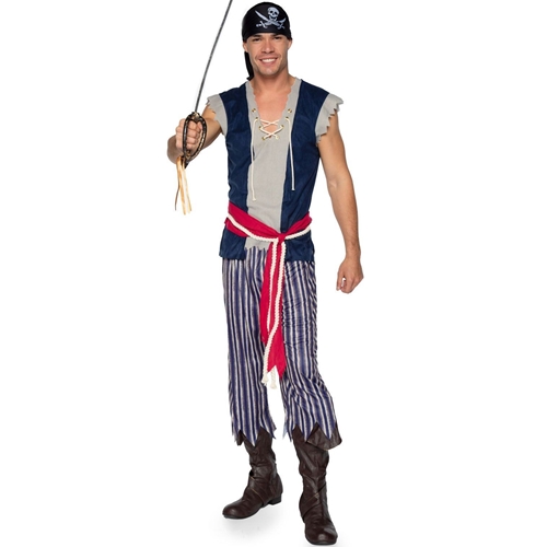Plank Walking Pirate Adult Costume Size XL