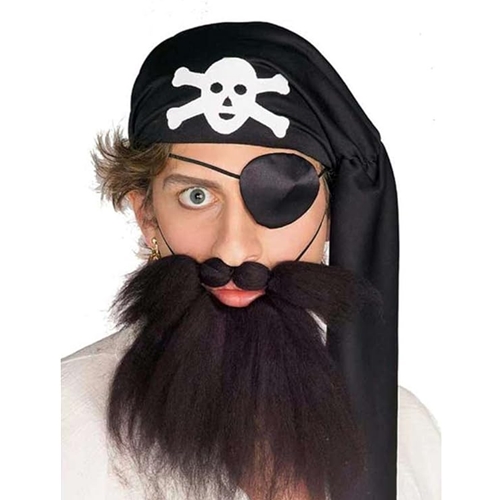 Pirate Beard & Moustache Set