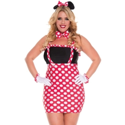 Darling Miss Minnie Adult Plus Size Costume