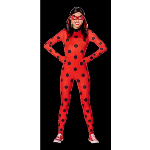 Miraculous Lady Bug Adult Costume Size Large