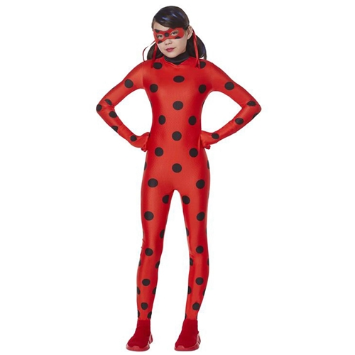Miraculous Lady Bug Childs Costume Size Large