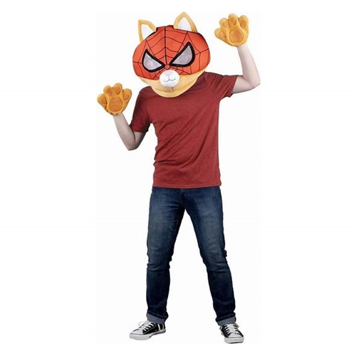 Spider-Cat Plush Mask & Glove Adult Kit