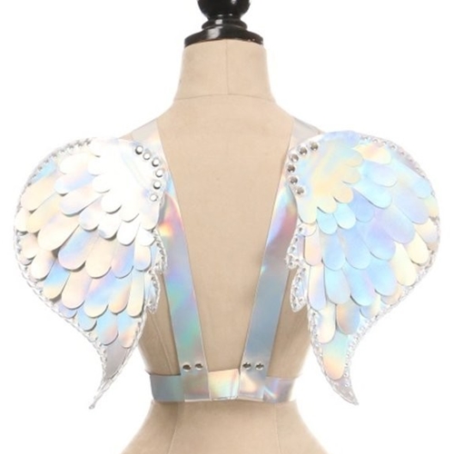 Angel Wing Harness Silver Halogenic Adult