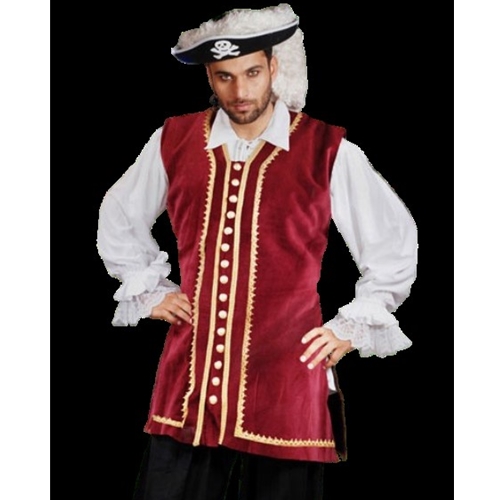 Captain Easton Red Vest Adult