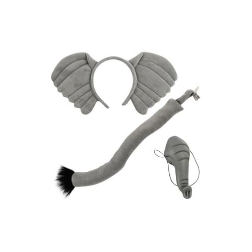 Elephant Kit w/ Clip-on Tail (3pc)