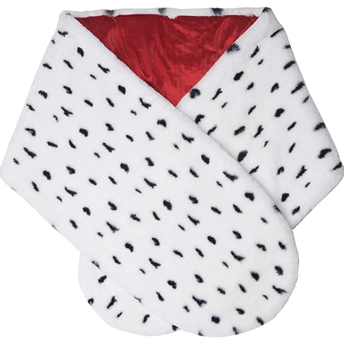 Faux Dalmation Stole