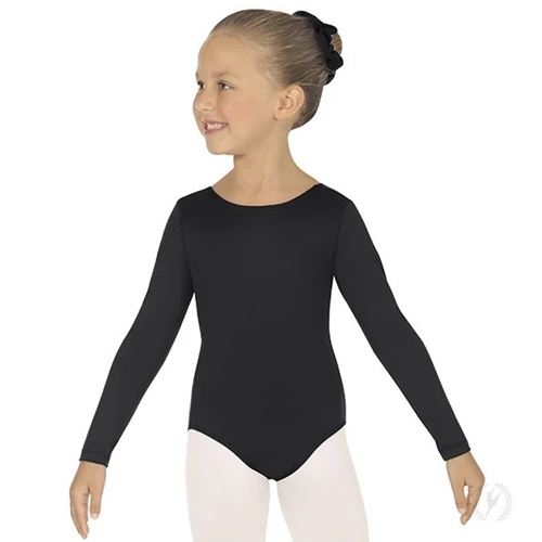 Eurotard Girls Cotton Lycra® Long Sleeve Leotard
