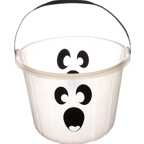 Trick or Treat Pail Glow in the Dark Ghost