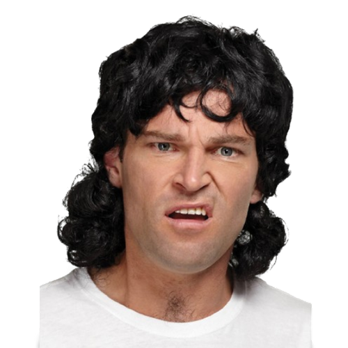 Men's Mullet Wig