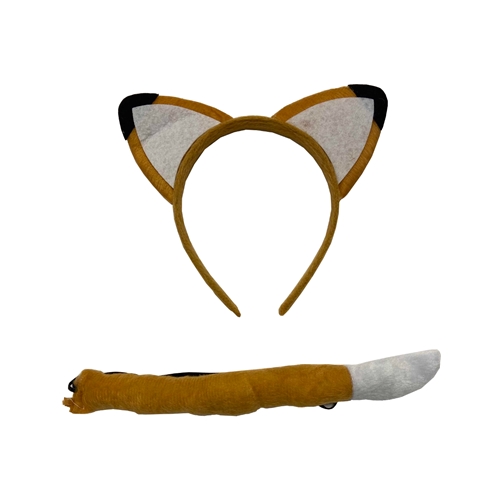 Fox Costume Set Includes Ears and Tail