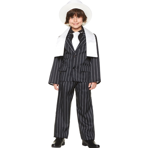 Gangster Boss Kids Costume