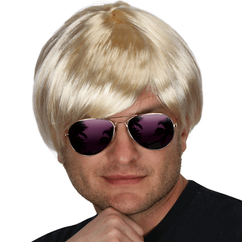 Men's Short Wig Blonde