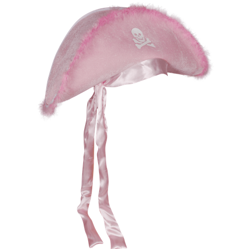 Pirate Bicorn Hat Pink