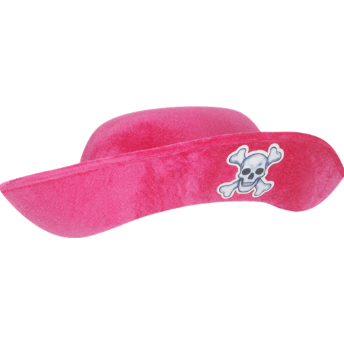 Hot Pink Tricorn Pirate Hat