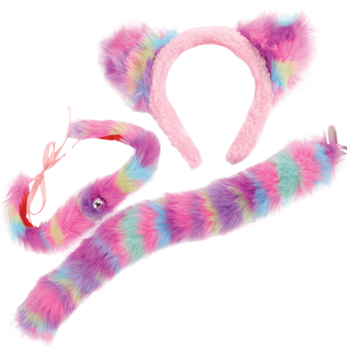 Rainbow Cat Animal Costume Accessory Kit