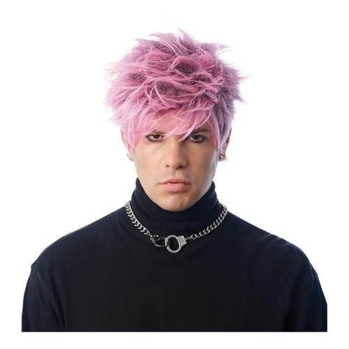 Rap Rocker Wig Pink