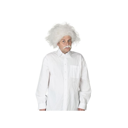 Scientist Wig and Mustache