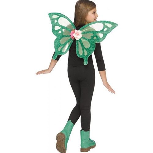 Shimmer Fairy Wings Green Child