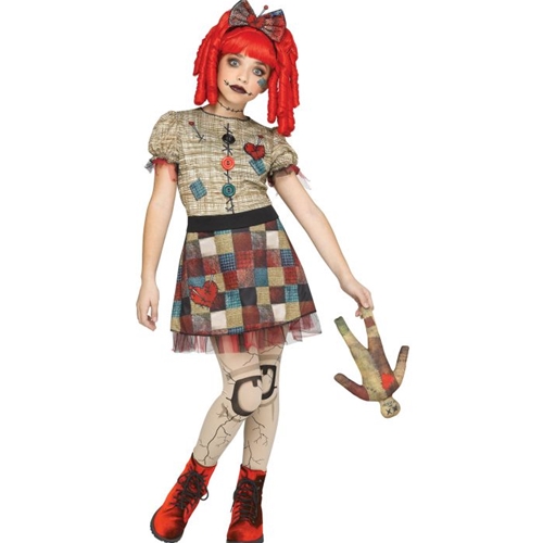 Voodoo Dolly (3pc) Child Costume Size Large