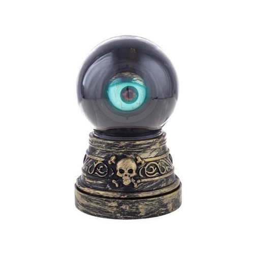 Crystal Ball with Blinking Evil Eye
