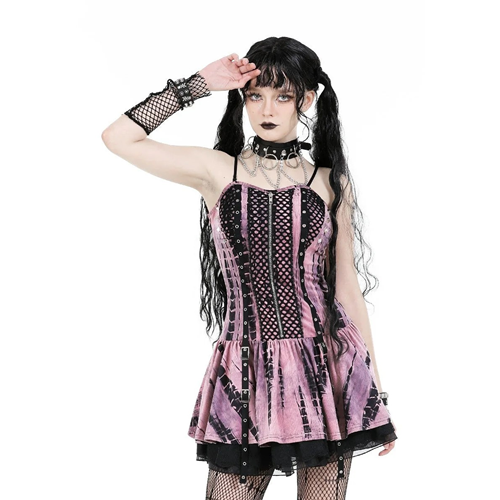 Pink Rebel Punk Dress