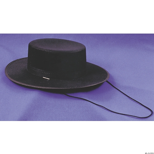 Spanish Hat Black Qualux Adult