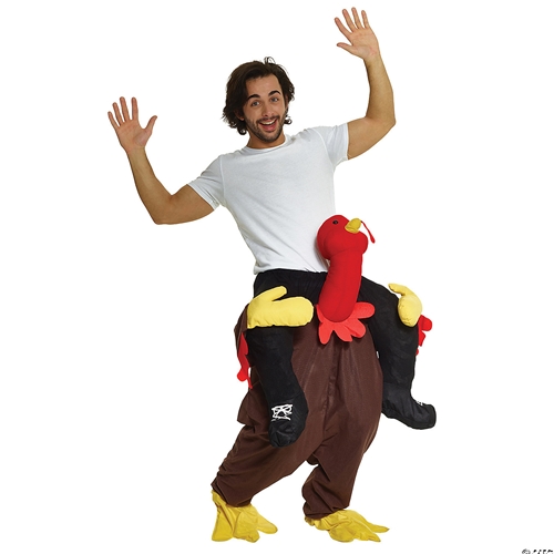 Turkey Piggyback Adult Costume