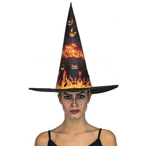 Witch Hat with Flame