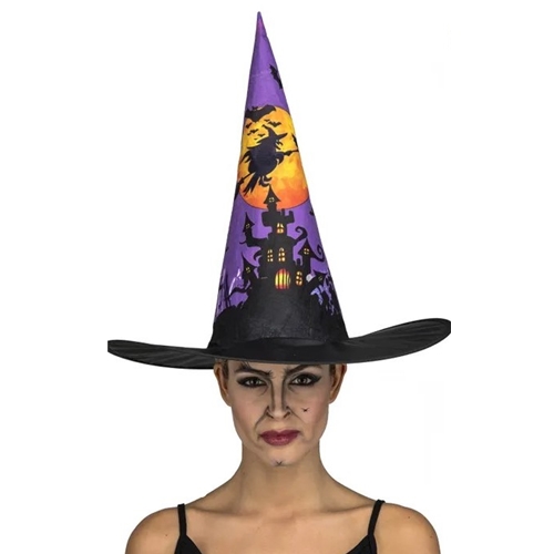 Witch Hat with Witch Design