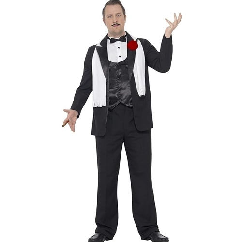 Gangster Adult Costume Size Large