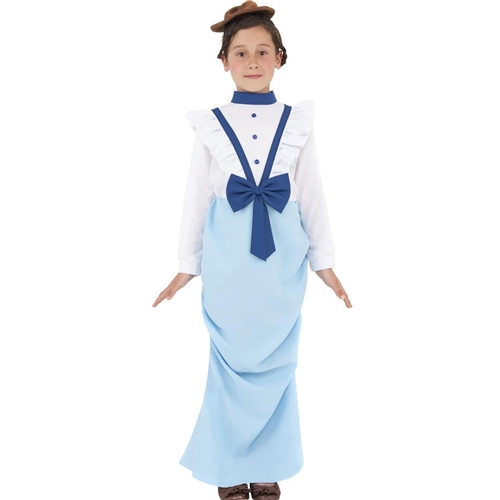 Posh Victorian Blue Childs Costume