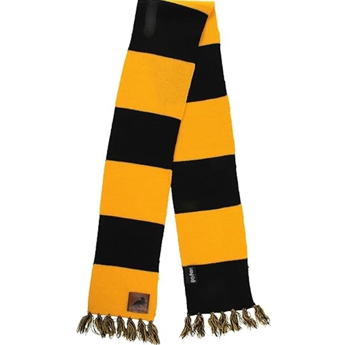 Harry Potter Hufflepuff  Patch Striped Scarf