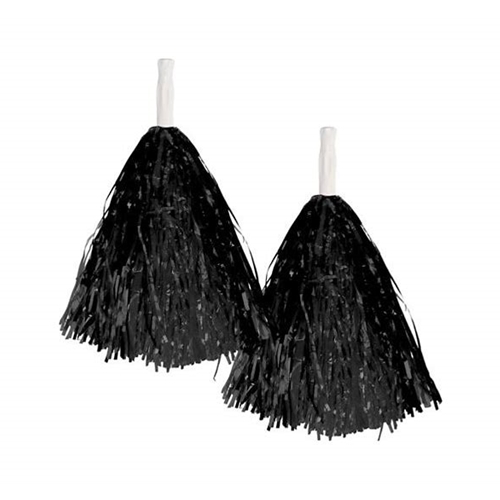Pom Poms Pair Black