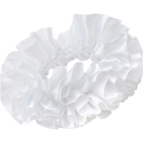 Ruffled White Collar
