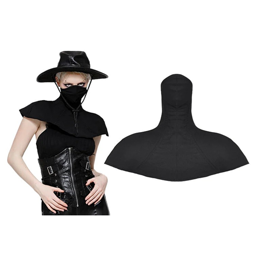Punk High Collar Capelet Adult