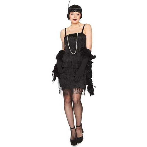 Flapper Dress (3pc) Adult Costume